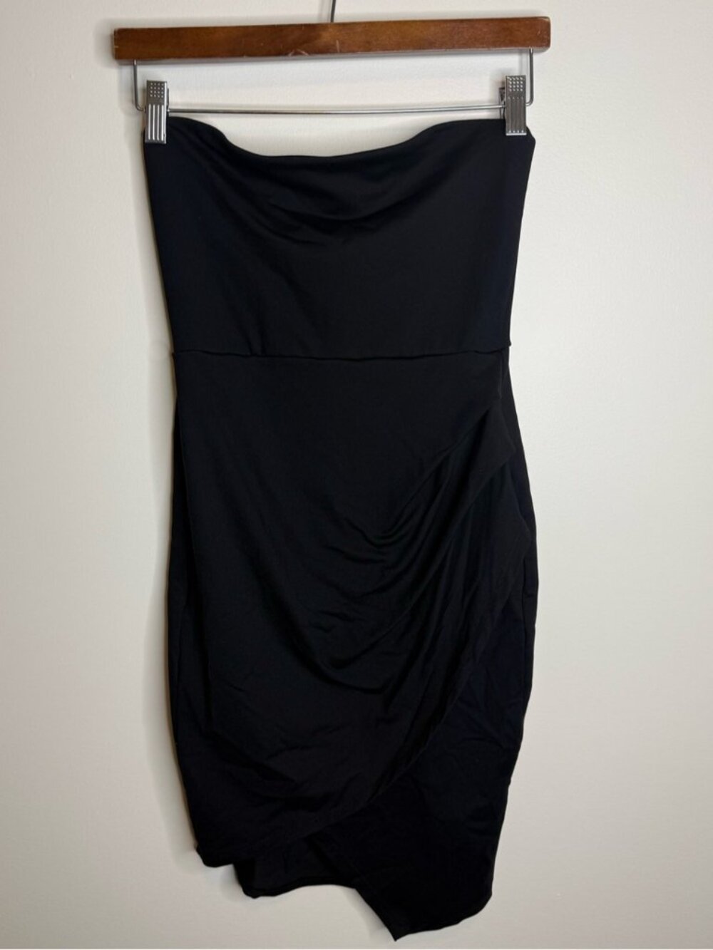 Susana Monaco Strapless Dress black size small revolve